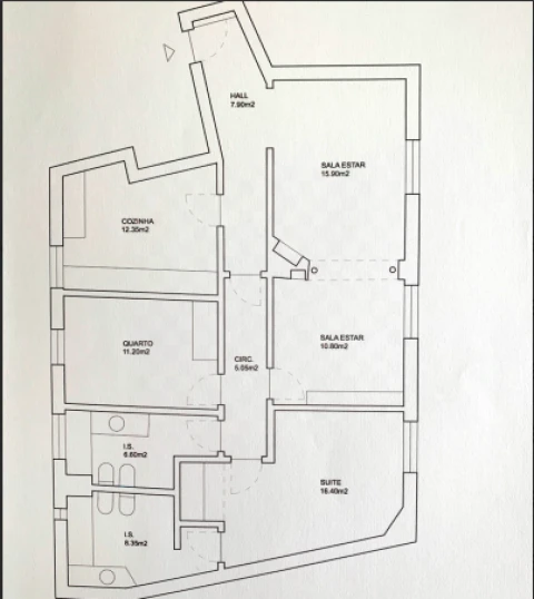 Apartamento T2 para Venda em Misericórdia