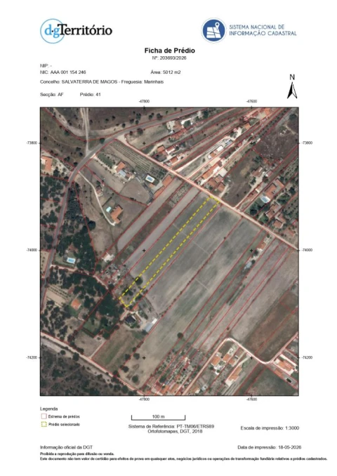 Moradia T1 para Venda em Marinhais