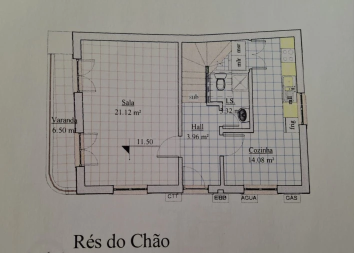 Moradia T3 para Venda em Peniche Planta 1