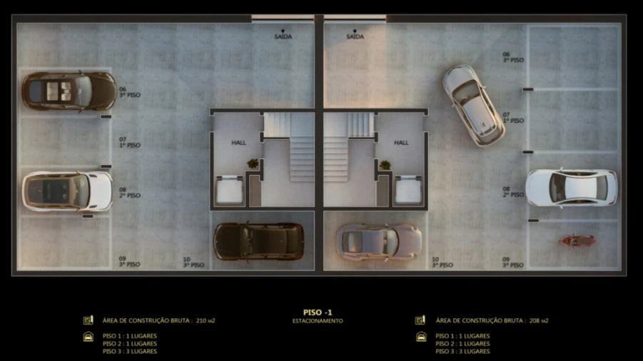 Apartamento T4 para Venda em Cascais e Estoril Planta 3