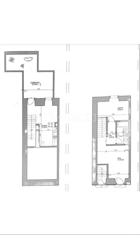 Apartamento T1 para Venda em Alcantara