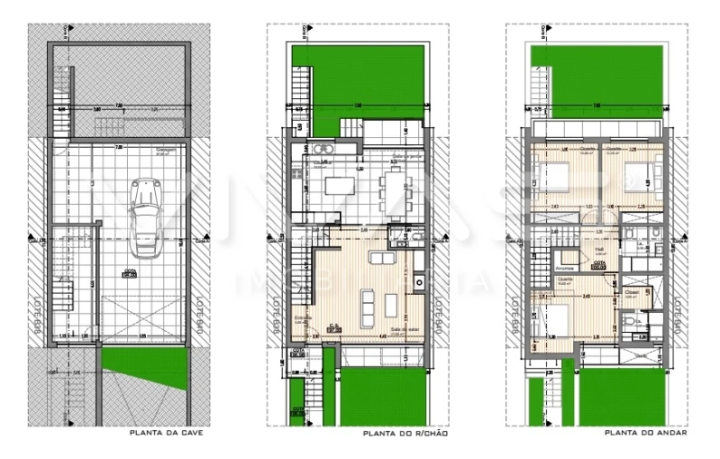 Moradia T3 para Venda em Palmeira Planta 1