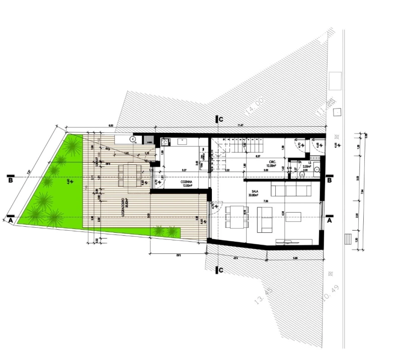 Moradia T4 para Venda em Amora Planta 2