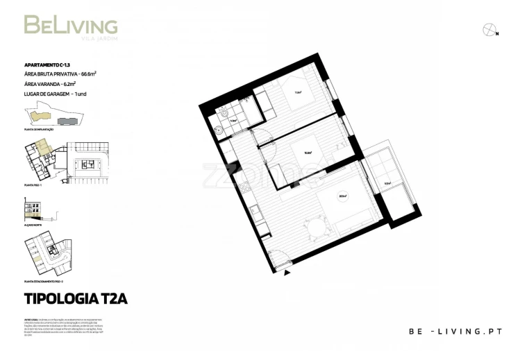 Apartamento T2 para Venda em Vila das Aves Foto 15