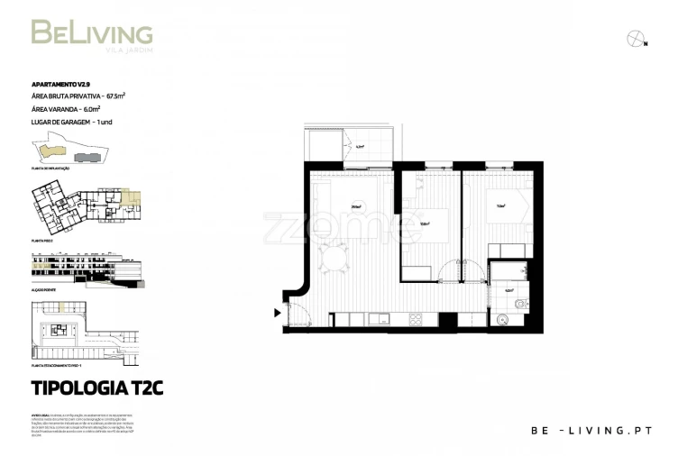 Apartamento T2 para Venda em Vila das Aves Foto 14