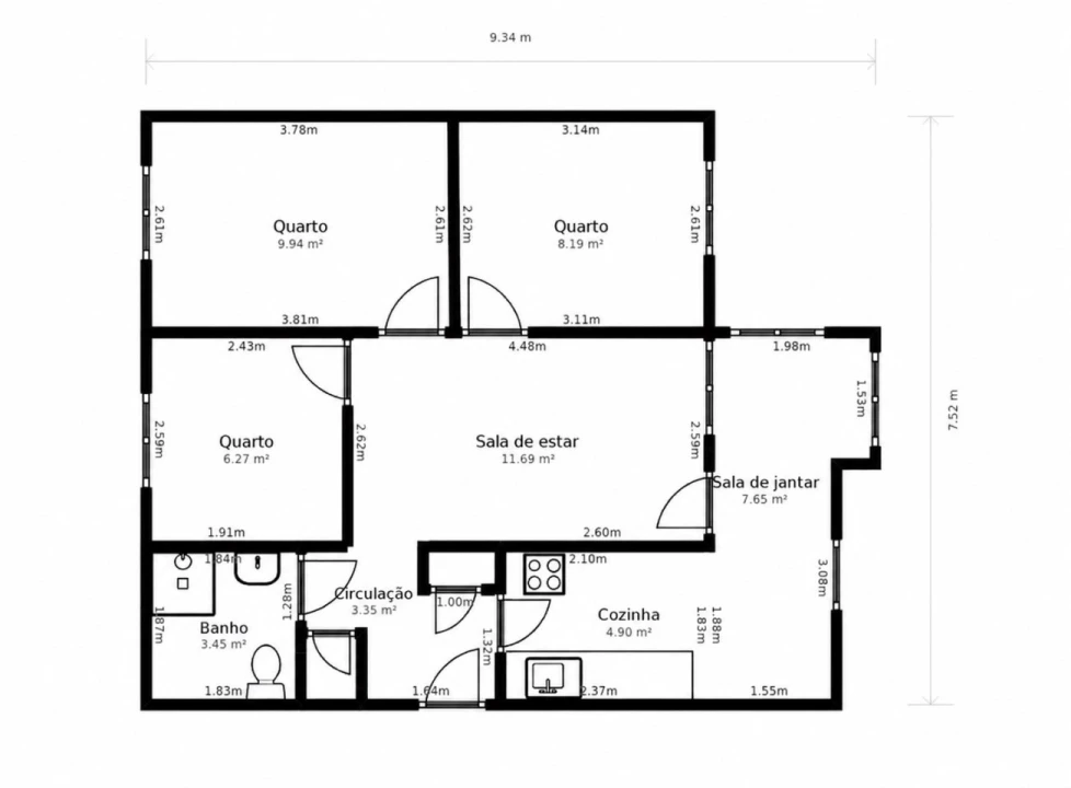 Apartamento T3 para Venda em Sesimbra (Santiago) Foto 32