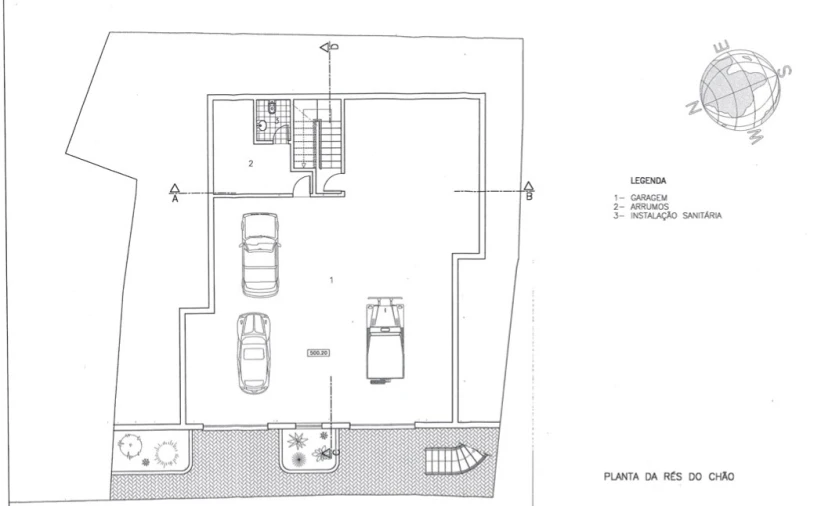 Moradia T4 para Venda em Arco da Calheta Planta 1