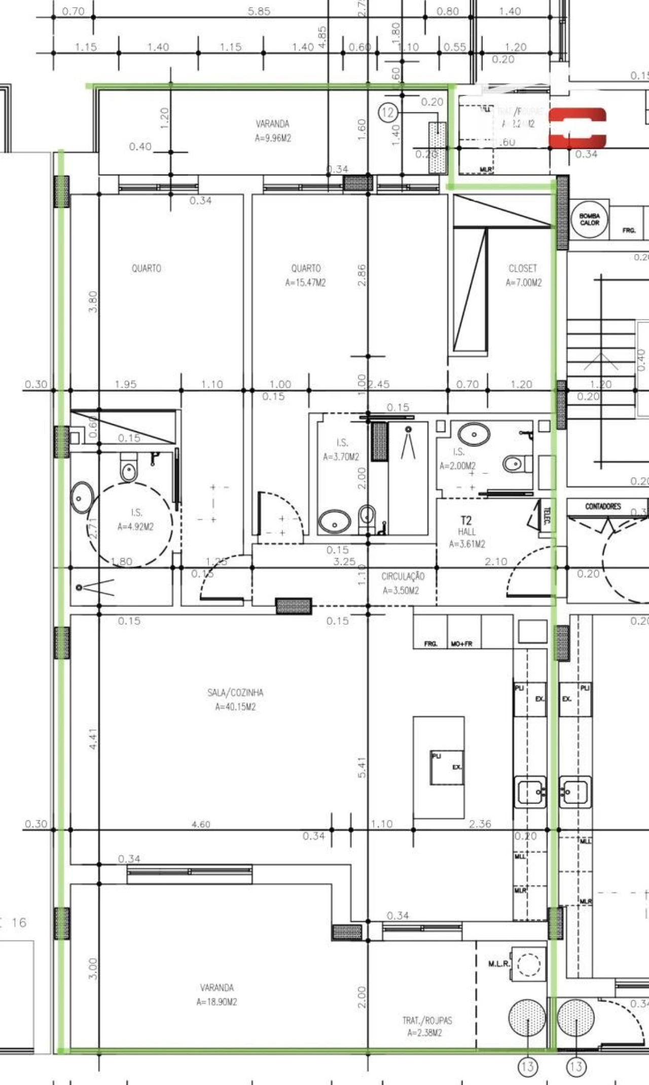 Apartamento T2 para Venda em Montijo e Afonsoeiro Foto 28
