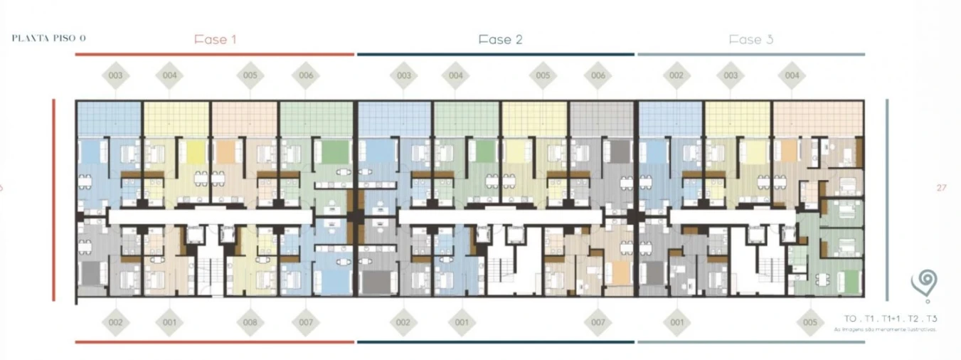 Apartamento T0 para Venda em Pedrouços Planta 2