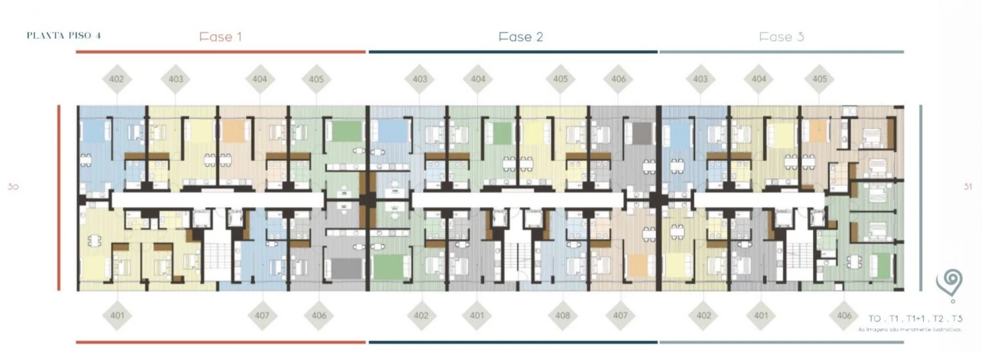Apartamento T0 para Venda em Pedrouços Planta 4