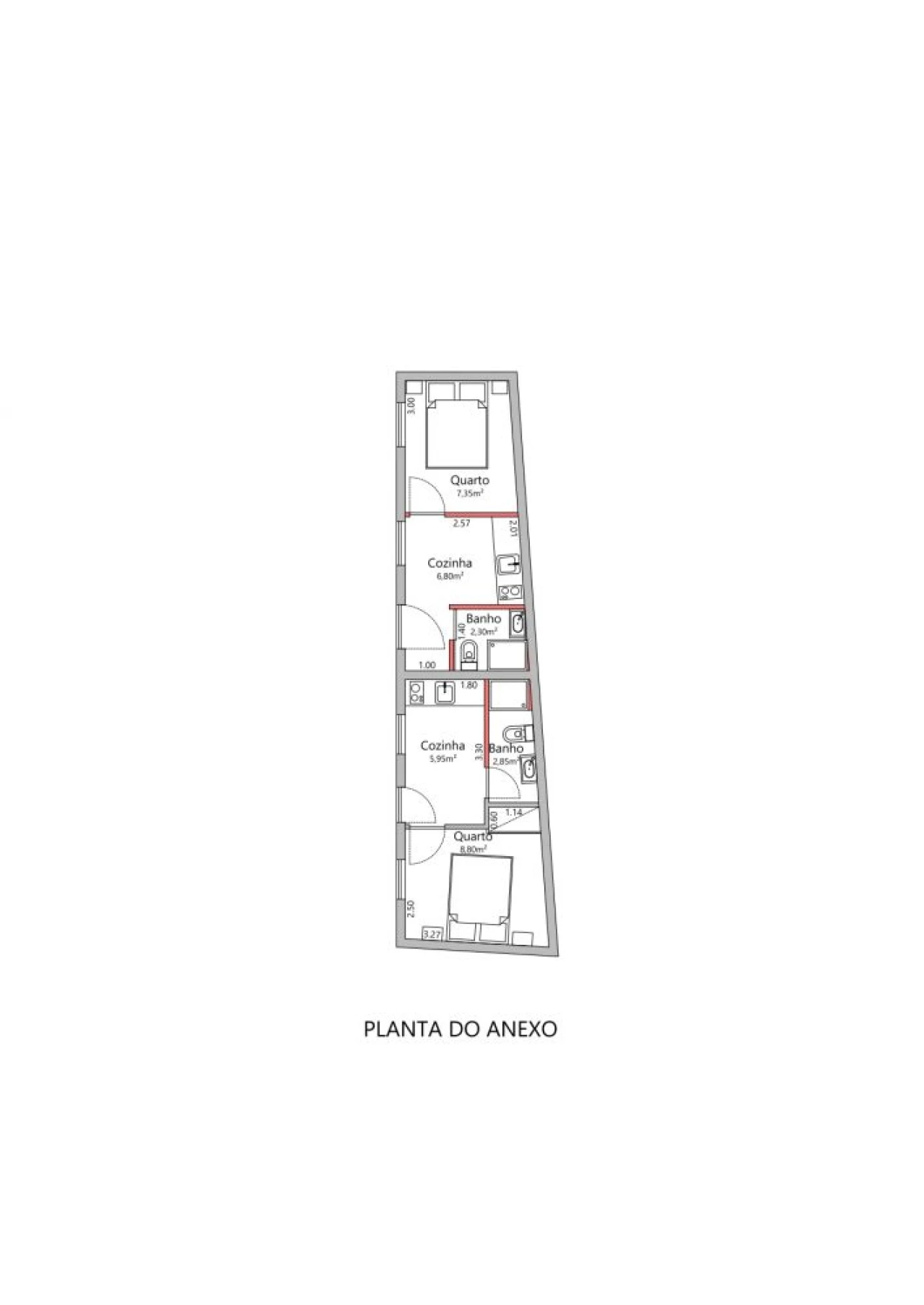 Apartamento T5 para Venda em Sanguedo Planta 3