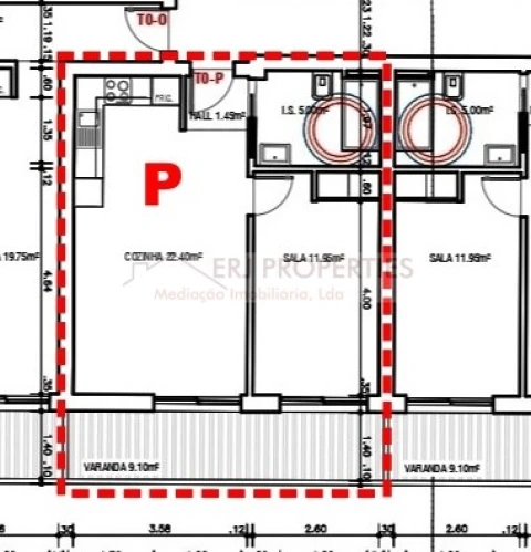 Apartamento T1 para Venda em Altura