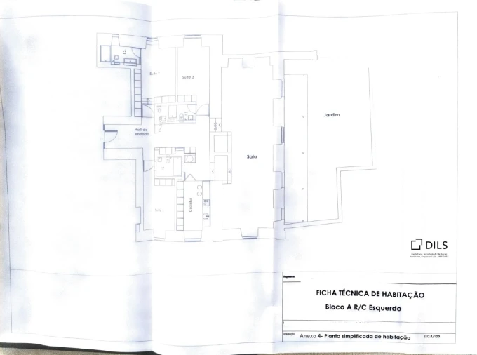 Apartamento T3 para Venda em Belém Planta 1