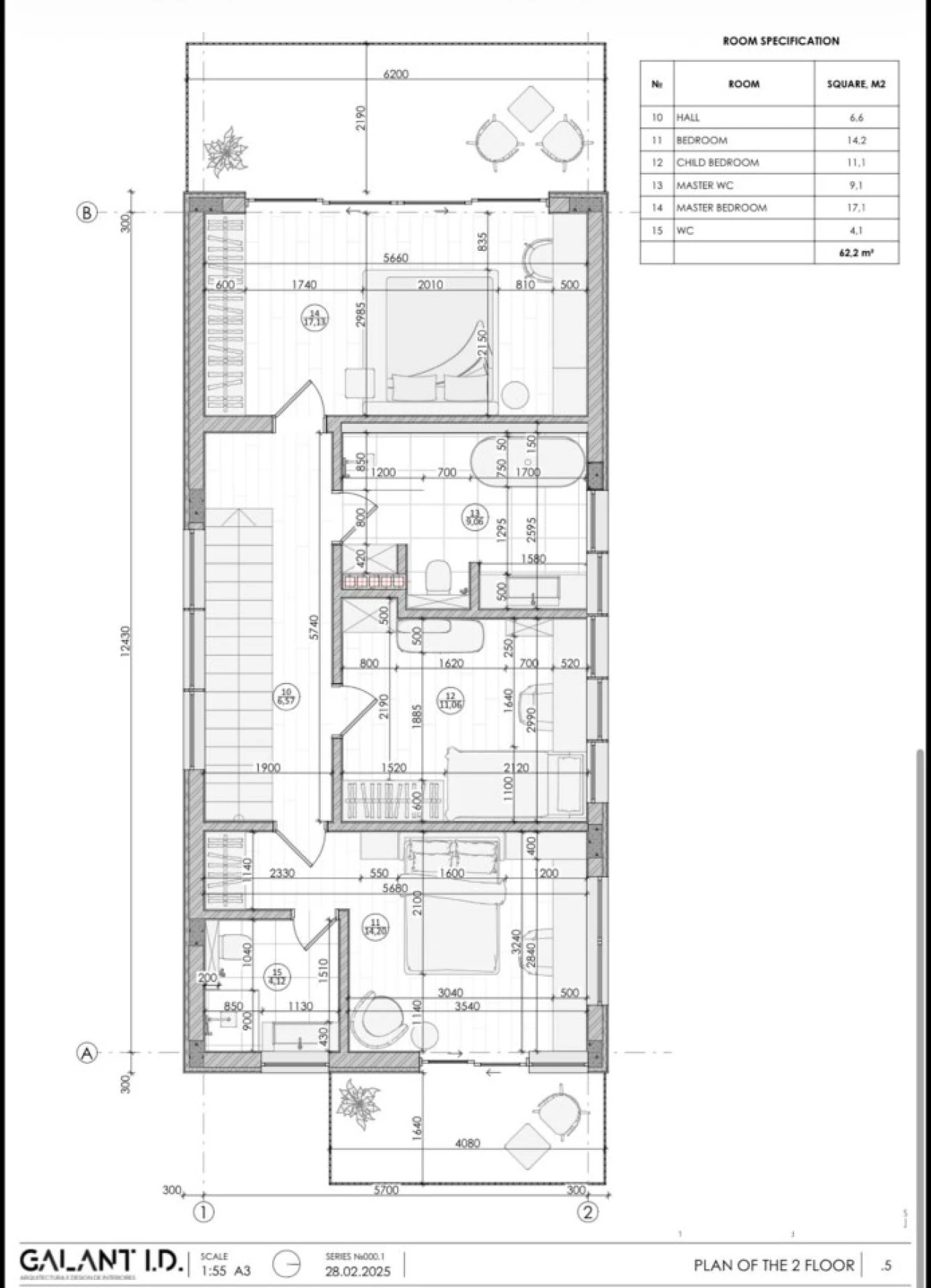 Moradia T3 para Venda em Alcabideche Planta 2