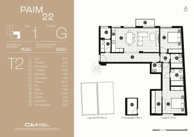 Apartamento T2 para Venda em Ponta Delgada (São José)
