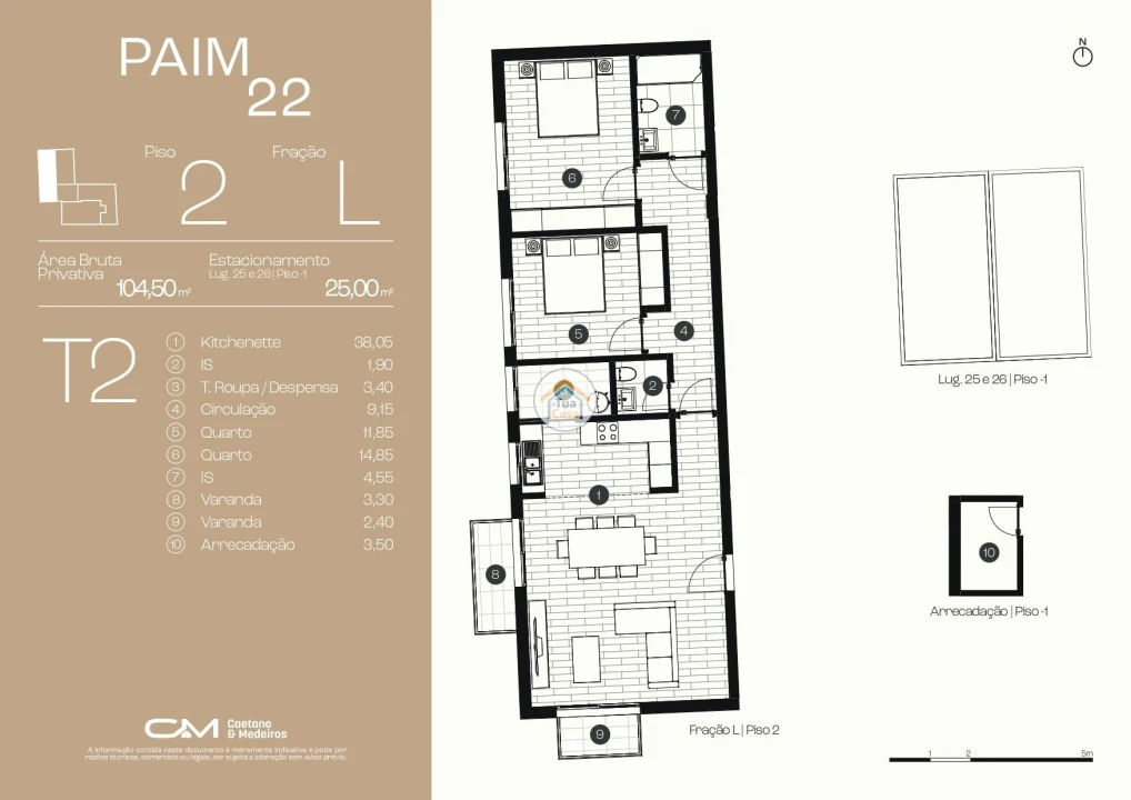 Apartamento T2 para Venda em Ponta Delgada (São José) Foto 1