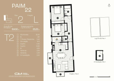 Apartamento T2 para Venda em Ponta Delgada (São José)