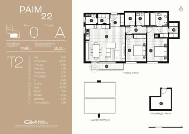 Apartamento T2 para Venda em Ponta Delgada (São José)
