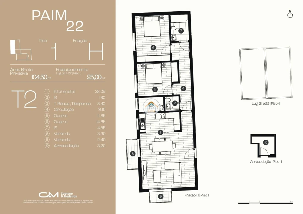 Apartamento T2 para Venda em Ponta Delgada (São José) Foto 1