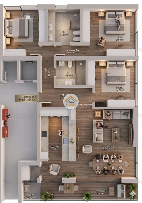 Apartamento T3 para Venda em Lagoa (Nossa Senhora do Rosario)