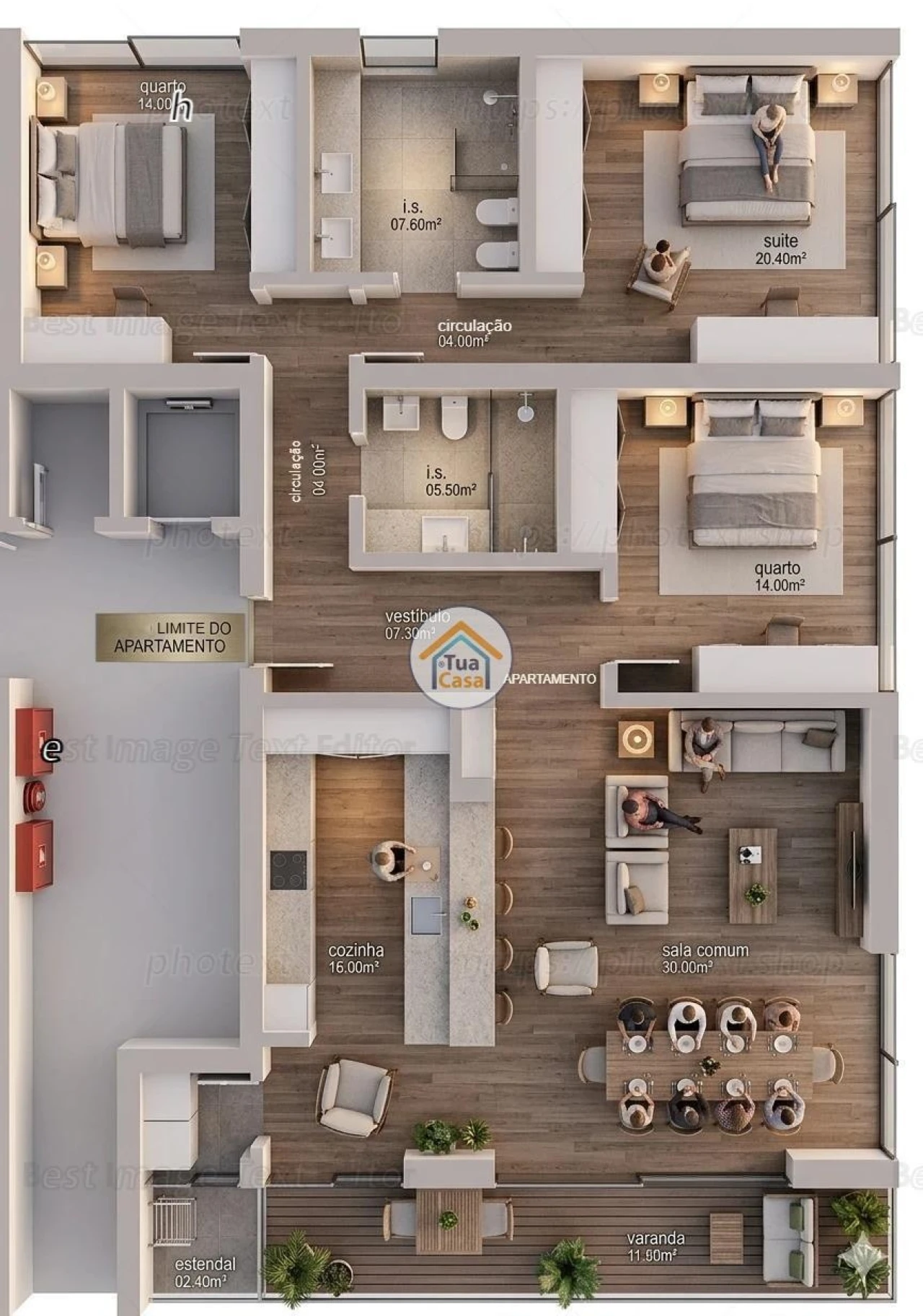 Apartamento T3 para Venda em Lagoa (Nossa Senhora do Rosario) Foto 11