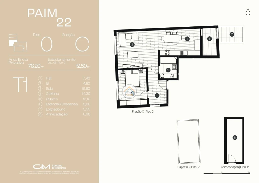 Apartamento T1 para Venda em Ponta Delgada (São José) Foto 1