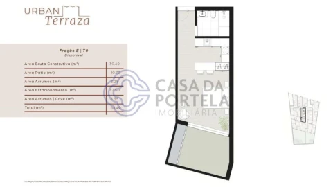 Apartamento para Venda em São Mamede de Infesta e Senhora da Hora