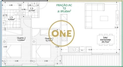 Apartamento T2 para Venda em Vila Nova de Famalicão e Calendário
