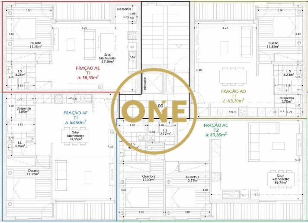 Apartamento T2 para Venda em Vila Nova de Famalicão e Calendário Foto 2