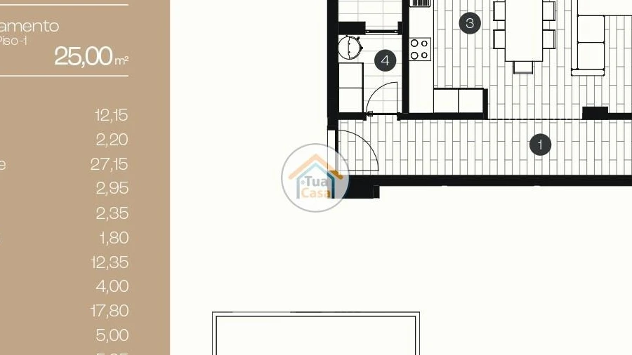 Apartamento T2 para Venda em Ponta Delgada (São José)