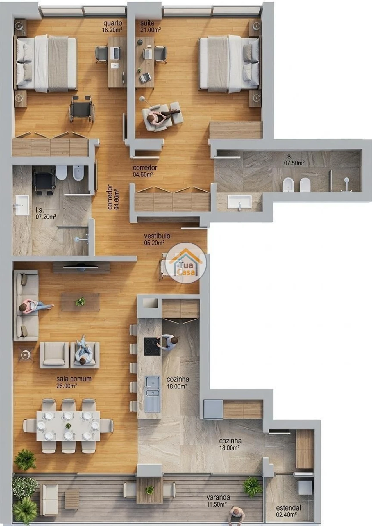 Apartamento T2 para Venda em Lagoa (Nossa Senhora do Rosario) Foto 11