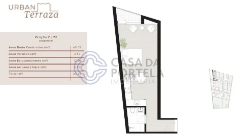 Apartamento para Venda em São Mamede de Infesta e Senhora da Hora