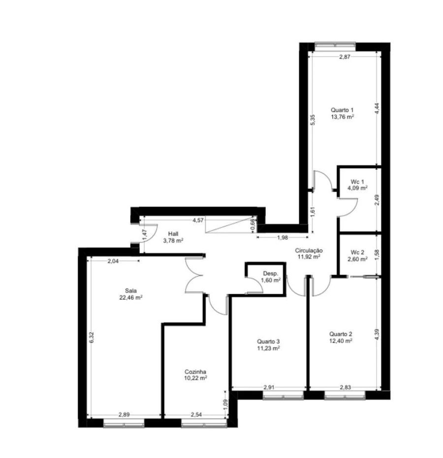 Apartamento T3 para Venda em Subportela, Deocriste e Portela Susã Foto 30