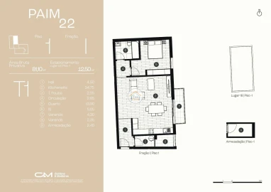 Apartamento T1 para Venda em Ponta Delgada (São José)