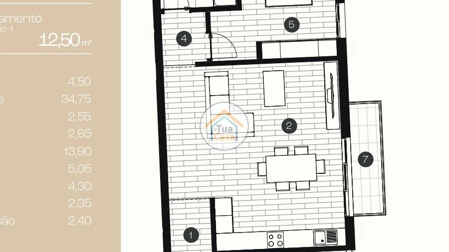 Apartamento T1 para Venda em Ponta Delgada (São José)