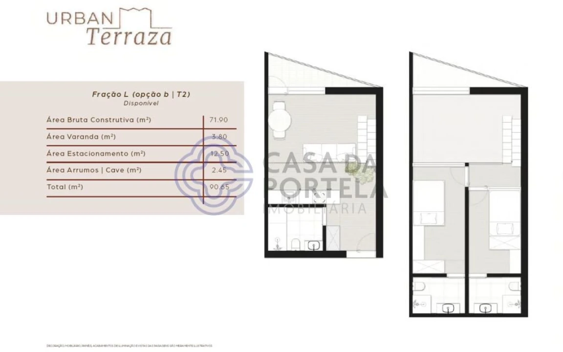 Apartamento T2 para Venda em São Mamede de Infesta e Senhora da Hora Foto 12