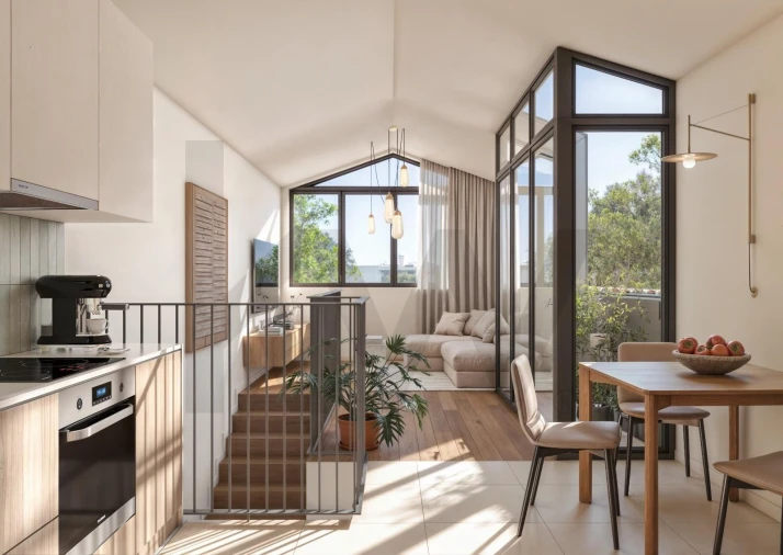 Apartamento T1 para Venda em Carcavelos e Parede Foto 2