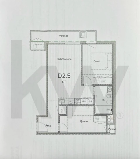 Apartamento T2 para Venda em Oliveira do Douro