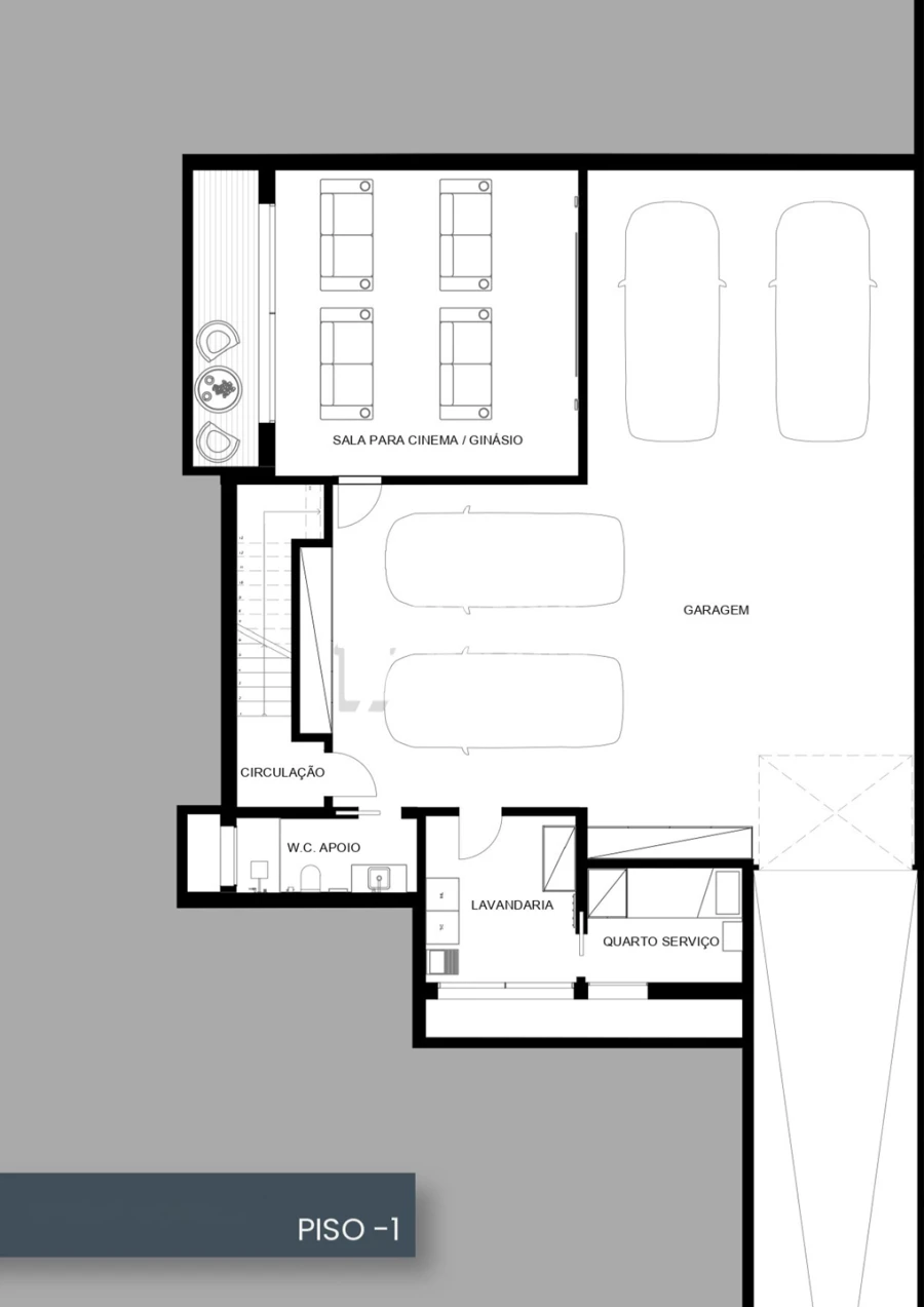 Moradia T5 para Venda em Quarteira Planta 1