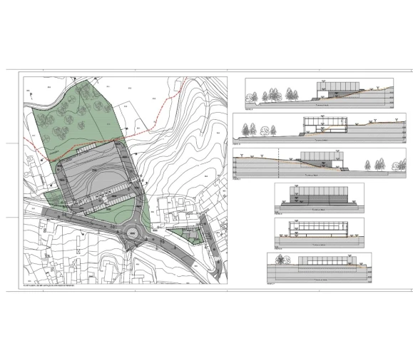 Terreno Comércio / Armazém para Venda em Anta e Guetim Planta 1