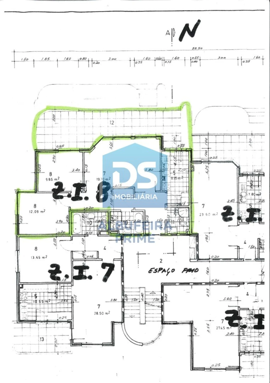 Apartamento T2 para Venda em Quarteira Planta 1