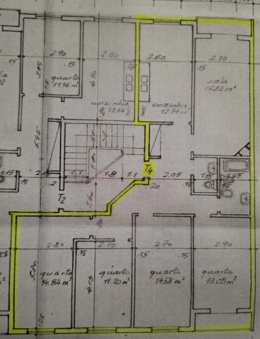 Apartamento T4 para Venda em Amora Planta 1