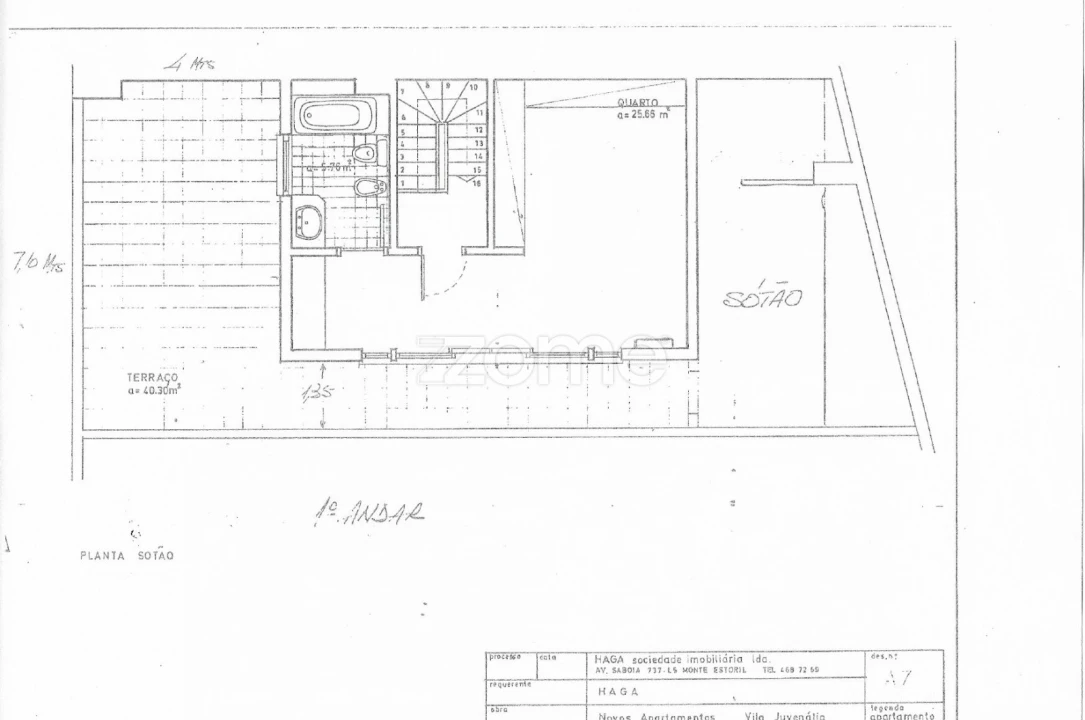 Apartamento T3 para Venda em Cascais e Estoril Planta 2