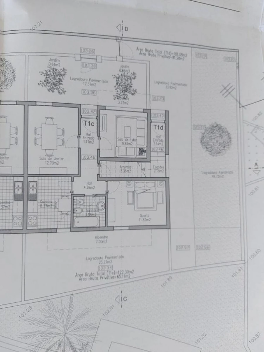 Apartamento T1 para Venda em Funchal (São Pedro) Planta 1