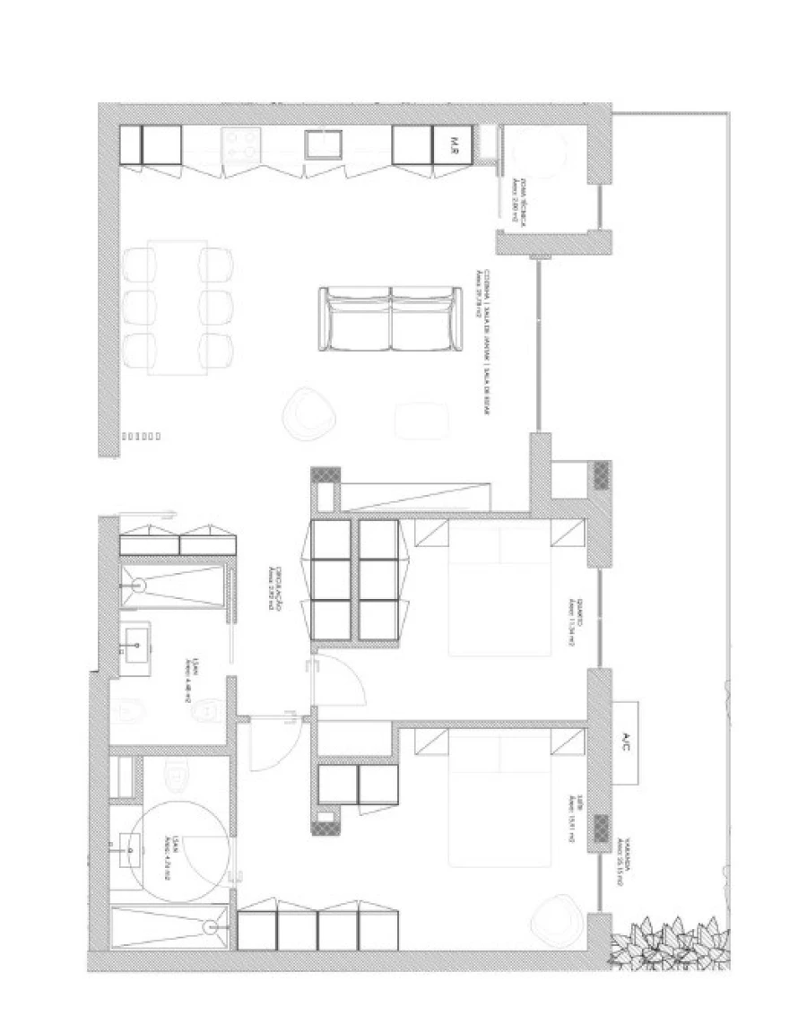 Apartamento T2 para Venda em Oliveira do Douro Planta 1