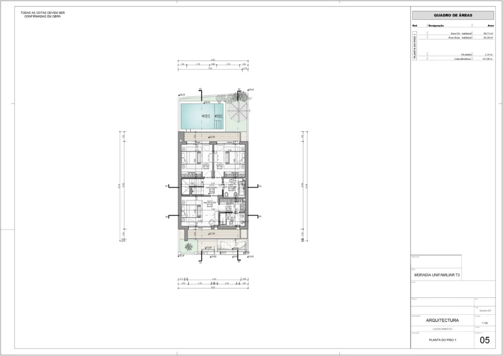 Moradia T4 para Venda em Vialonga Planta 5