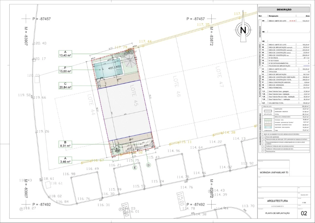 Moradia T4 para Venda em Vialonga Planta 2