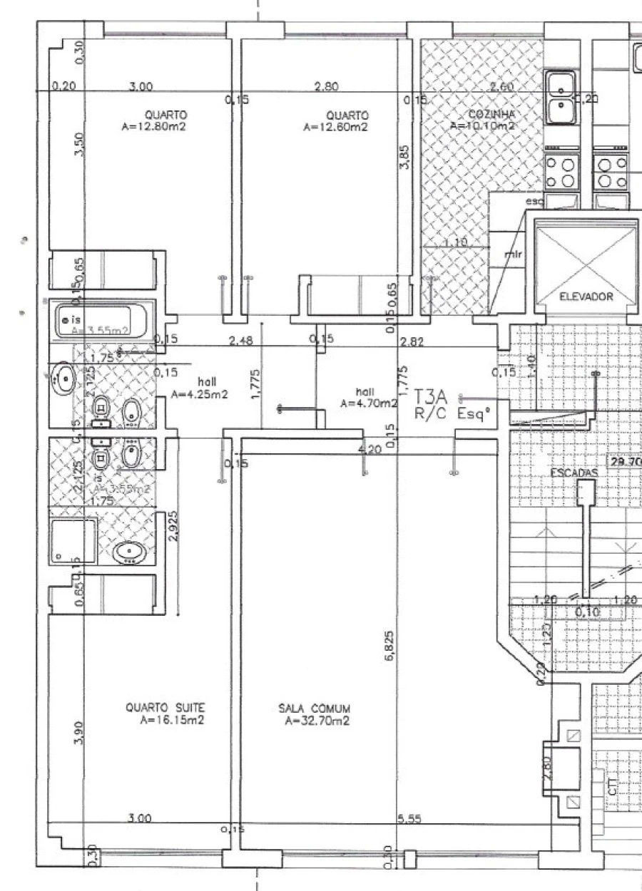 Apartamento T3 para Venda em Seixal, Arrentela e Aldeia de Paio Pires Planta 1