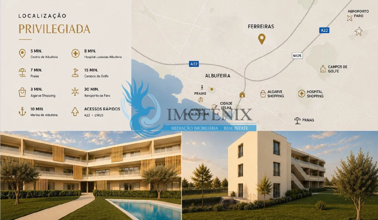 Apartamento T2 para Venda em Ferreiras Foto 3
