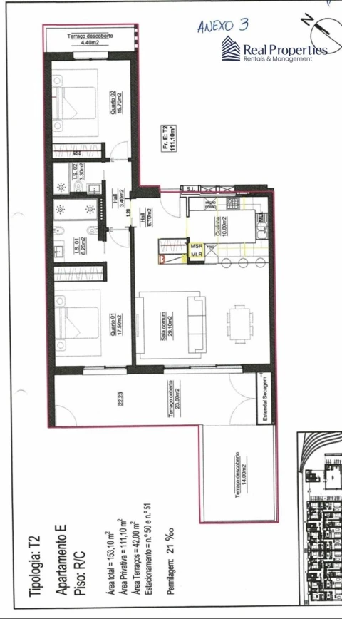 Apartamento T2 para Venda em Quarteira